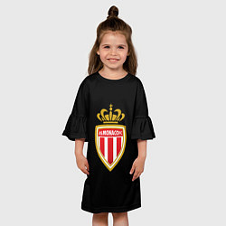 Платье клеш для девочки Monaco fc, цвет: 3D-принт — фото 2
