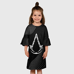Платье клеш для девочки Мираж - Assassins creed, цвет: 3D-принт — фото 2