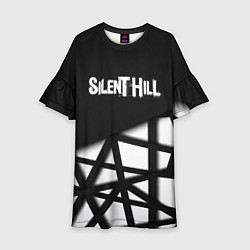Платье клеш для девочки Silent Hill геометрия, цвет: 3D-принт