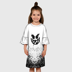 Платье клеш для девочки The prodigy Pyrokinesis, цвет: 3D-принт — фото 2