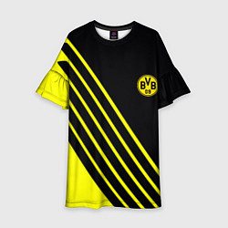 Платье клеш для девочки Borussia sport line uniform, цвет: 3D-принт