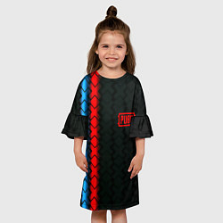 Платье клеш для девочки ПАБГ игровая коллекция, цвет: 3D-принт — фото 2