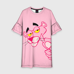 Платье клеш для девочки Розовая пантера, цвет: 3D-принт
