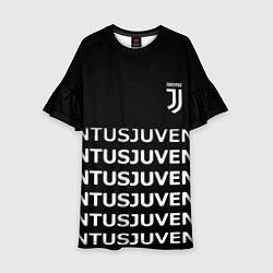 Детское платье Juventus pattern fc club steel