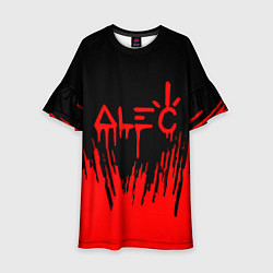 Платье клеш для девочки Alec Monopoly капиталист, цвет: 3D-принт