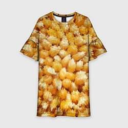 Детское платье Трансформация зерен в объемные столбы