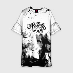 Платье клеш для девочки Rasmus smoke steel, цвет: 3D-принт