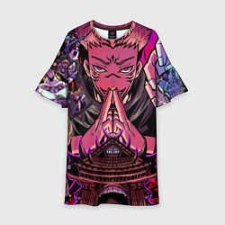 Детское платье Магическая битва Сукуна расширение территории