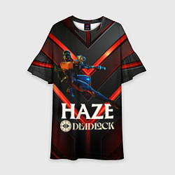 Платье клеш для девочки Deadlock Haze Мгла, цвет: 3D-принт