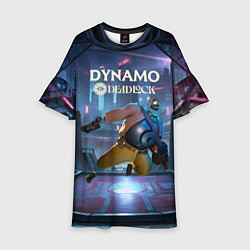 Платье клеш для девочки Deadlock Dynamo, цвет: 3D-принт