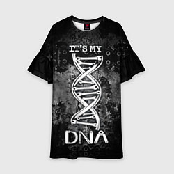 Платье клеш для девочки Its my DNA, цвет: 3D-принт