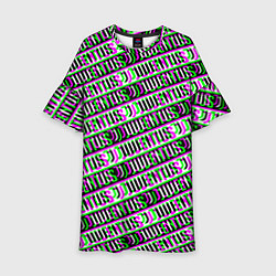 Детское платье Juventus glitch pattern