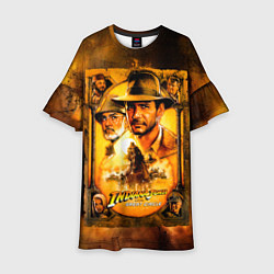 Платье клеш для девочки Indiana Jones and raiders of lost ark, цвет: 3D-принт