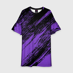 Детское платье The color is purple and black