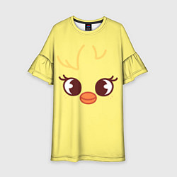 Платье клеш для девочки BbokAri skzoo, цвет: 3D-принт