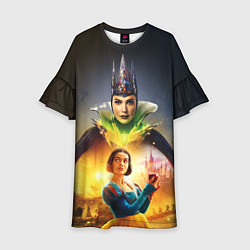 Платье клеш для девочки Белоснежка и Мачеха, цвет: 3D-принт