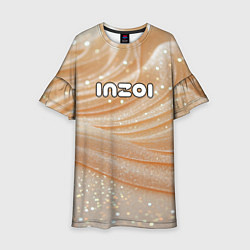 Детское платье Inzoi лого на блестящем фоне