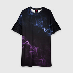 Детское платье Color black blue pink