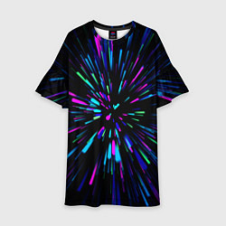 Детское платье Neon rods