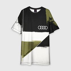 Детское платье Ауди логотип