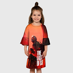 Платье клеш для девочки The last of us Joel Ellie, цвет: 3D-принт — фото 2