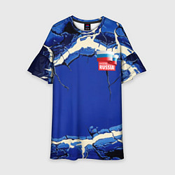 Детское платье Russia blue abstract