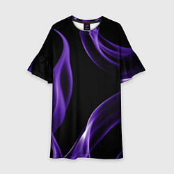 Детское платье Purple abstraction