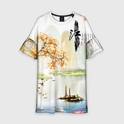 Детское платье China Landscape