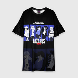 Платье клеш для девочки Lazarus, цвет: 3D-принт