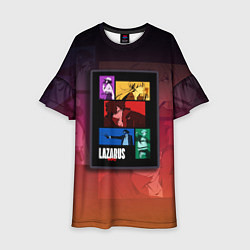 Платье клеш для девочки Lazarus Art, цвет: 3D-принт