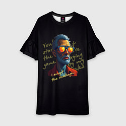 Платье клеш для девочки Мои правила, цвет: 3D-принт