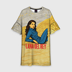 Детское платье Lana Del Rey в джинсовом костюме