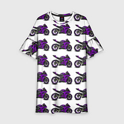 Детское платье Motorcycle purple