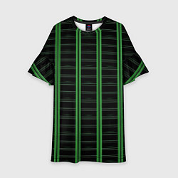 Детское платье Color black cage