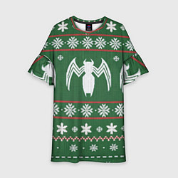 Детское платье Рождественский свитер Венома