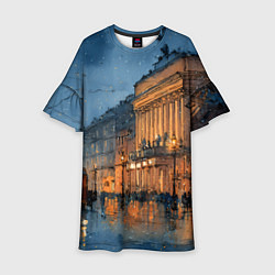 Детское платье Вечер зимнего Питера