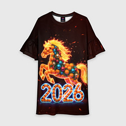 Детское платье Праздничная лошадь