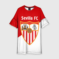 Платье клеш для девочки Sevilla FC, цвет: 3D-принт