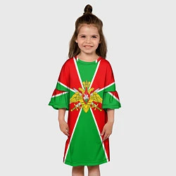 Платье клеш для девочки Флаг ПВ, цвет: 3D-принт — фото 2