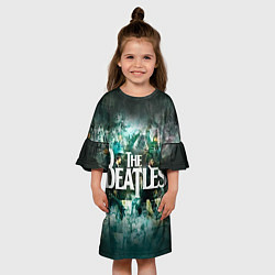 Платье клеш для девочки The Beatles Stories, цвет: 3D-принт — фото 2