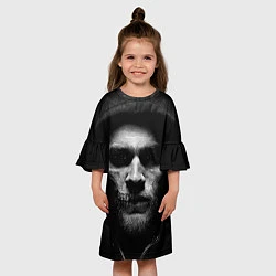 Платье клеш для девочки Sons Of Anarchy, цвет: 3D-принт — фото 2