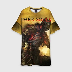 Платье клеш для девочки Dark Souls: Braveheart, цвет: 3D-принт