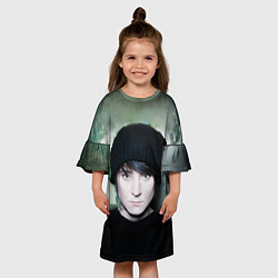 Платье клеш для девочки Zemfira, цвет: 3D-принт — фото 2