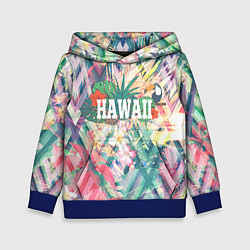 Толстовка-худи детская Hawaii Summer, цвет: 3D-синий