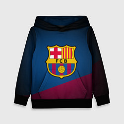 Толстовка-худи детская FCB Barcelona, цвет: 3D-черный