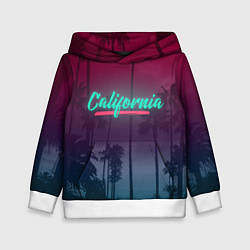 Толстовка-худи детская California, цвет: 3D-белый