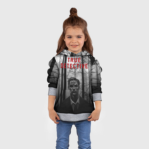 Детская толстовка True Detective: Blackwood / 3D-Меланж – фото 4