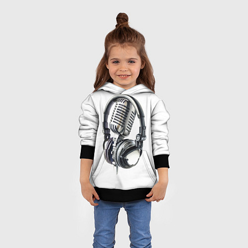 Детская толстовка Диджей / 3D-Черный – фото 4