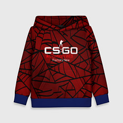 Толстовка-худи детская Cs:go - Crimson Web Style Factory New Кровавая пау, цвет: 3D-синий