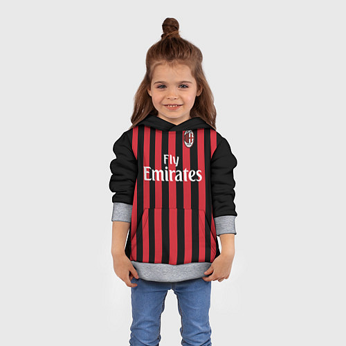 Детская толстовка Milan FC: Fly Emirates / 3D-Меланж – фото 4